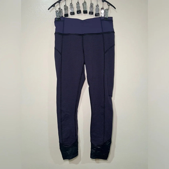 Lululemon Pace Queen Stripe Leggings size 4 - Picture 2 of 7